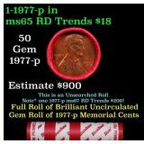BU Shotgun Lincoln 1c roll, 1977-p 50 pcs Dunbar W