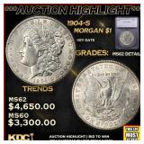 ***Major Highlight*** 1904-s Morgan Dollar $1 ms62