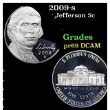 2009-s Proof Jefferson Nickel 5c Grades GEM++ Proo