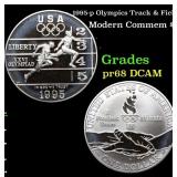 1995-p Olympics Track & Field Proof Modern Commem