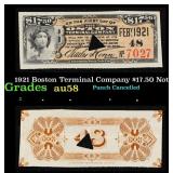 1921 Boston Terminal Company $17.50 Note Grades Ch