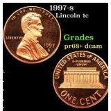 1997-s Proof Lincoln Cent 1c Grades GEM++ Proof De