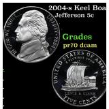 2004-s Keel Boat Proof Jefferson Nickel 5c Grades