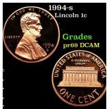 1994-s Proof Lincoln Cent 1c Grades GEM++ Proof De