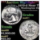 ***Auction Highlight*** 1970-d Washington Quarter