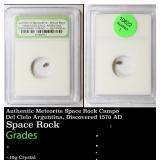 Authentic Meteorite Space Rock Campo Del Cielo Arg
