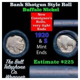 Buffalo Nickel Shotgun Roll in Old Bank Style 