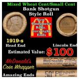 Lincoln Wheat Cent 1c Mixed Roll Orig Brandt McDon