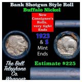 Buffalo Nickel Shotgun Roll in Old Bank Style 