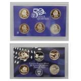 2005 United States Quarters Proof Set - 5 pc set N