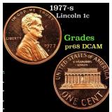 1977-s Proof Lincoln Cent 1c Grades GEM++ Proof De