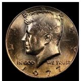 1977-p Kennedy Half Dollar 50c Grades GEM++ Unc