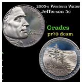 2005-s Western Waters Proof Jefferson Nickel 5c Gr