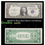 1935D $1 Blue Seal Silver Certificate Grades Selec