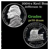 2004-s Keel Boat Proof Jefferson Nickel 5c Grades