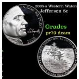 2005-s Western Waters Proof Jefferson Nickel 5c Gr