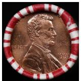 BU Shotgun Lincoln 1c roll, 1995-p 50 pcs Bank Wra