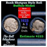 Buffalo Nickel Shotgun Roll in Old Bank Style 