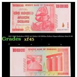 2007-2008 Zimbabwe (ZWR 3rd Dollar) 100 Million Do