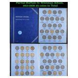 Partial Buffalo 5c Whitman Album, 1913-1938 25 coi