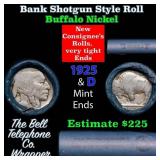 Buffalo Nickel Shotgun Roll in Old Bank Style 