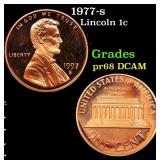 1977-s Proof Lincoln Cent 1c Grades GEM++ Proof De