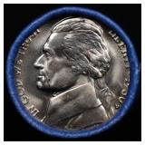 BU Shotgun Jefferson 5c roll, 1980-d 40 pcs Bank $