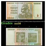 2007-2008 Zimbabwe (ZWR 3rd Dollar) 20 Billion Dol