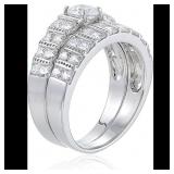 DECADENCE Sterling Silver 5.5mm Round Cut Cubic Zi