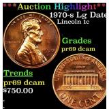 ***Auction Highlight*** 1970-s Lg Date Proof Linco