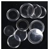 Group of 10x Coin Airtights Various Sizes