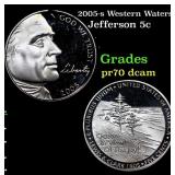 2005-s Western Waters Proof Jefferson Nickel 5c Gr