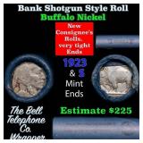 Buffalo Nickel Shotgun Roll in Old Bank Style 