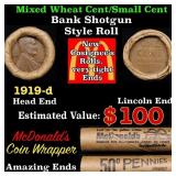 Lincoln Wheat Cent 1c Mixed Roll Orig Brandt McDon