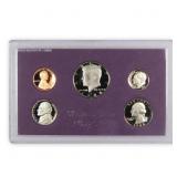 1989 United States Mint Proof Set 5 coins No Outer