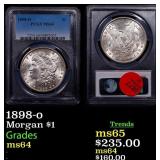 PCGS 1898-o Morgan Dollar 1 Graded ms64 By PCGS