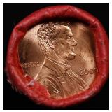 BU Shotgun Lincoln 1c roll, 2000-p 50 pcs Bank Wra