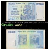 2007-2008 Zimbabwe 3rd Dollar (ZWR) 1 Million Doll