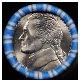 BU Shotgun Jefferson 5c roll, 2002-p 40 pcs Bank $