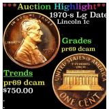 ***Auction Highlight*** 1970-s Lg Date Proof Linco