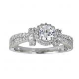 Decadence Sterling SIlver 5mm Round Cut Split Shan