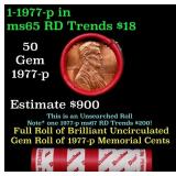 BU Shotgun Lincoln 1c roll, 1977-p 50 pcs Dunbar W