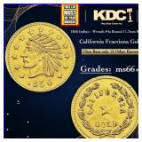 1856 Indian - Wreath #4a Round 11.7mm R-6 Californ