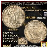 ***Major Highlight*** 1917-d TY I Standing Liberty