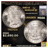 ***Major Highlight*** 1890-s Morgan Dollar $1 ms66
