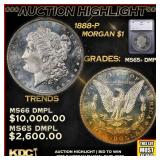 ***Major Highlight*** 1888-p Morgan Dollar $1 ms65