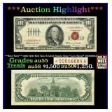 **Star Note** 1966 $100 Red Seal United States Not