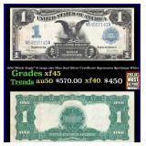 1899 "Black Eagle" $1 large size Blue Seal Silver