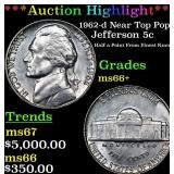 ***Auction Highlight*** 1962-d Jefferson Nickel Ne