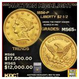 ***Major Highlight*** 1856-p Gold Liberty Quarter